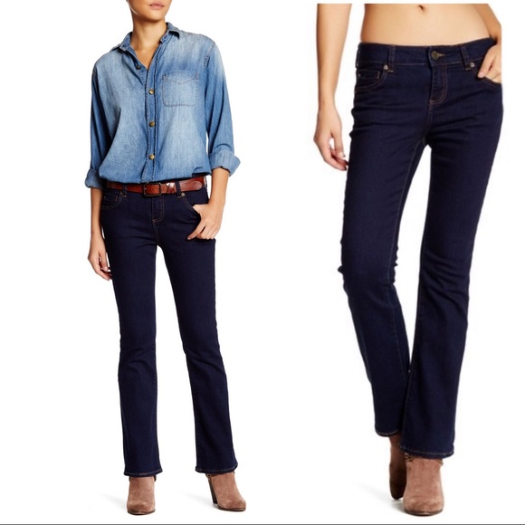 🆕👖NICOLE Hi Rise Boot Cut Dark KutFromTheKloth - Picture 7 of 16